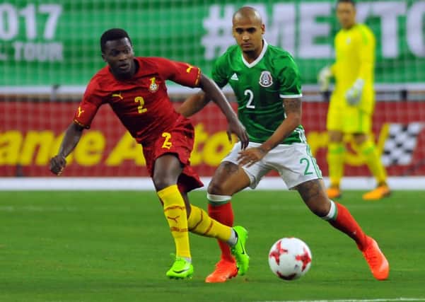 Thomas Agyepong in action for Ghana against Mexico. Picture: Getty Images