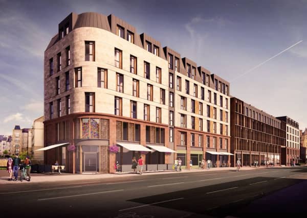 An artist impression of the proposed Leith Walk development.