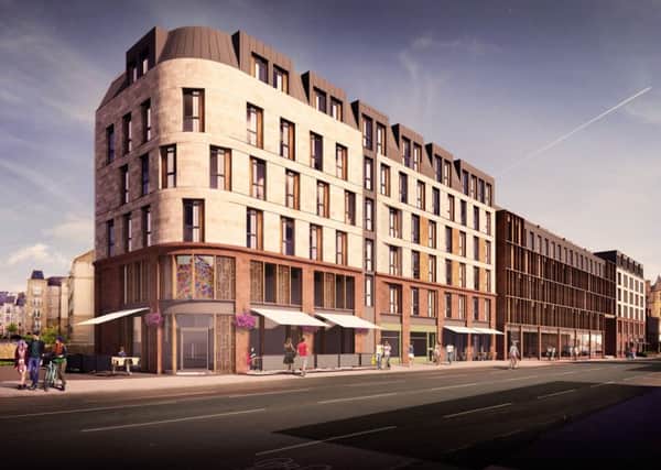 An artist impression of the proposed Leith Walk development.