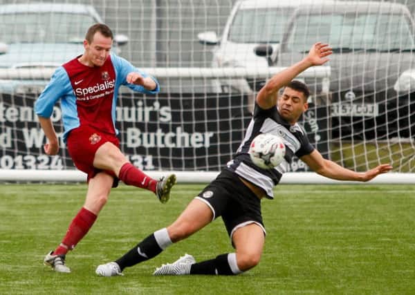 Scott Lucas believes Whitehill's players need to look at themselves after a poor start to the Lowland League campaign. Pic: TSPL