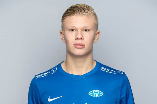 Erling Braut Haaland is not expected to play against Hibs for Molde. Picture: Trond Tandberg/Getty