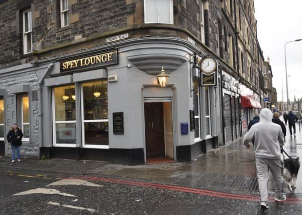 The Spey Lounge on Leith Walk which has been ordered to pay damages to Sky for illegally showing Sky programming on the premises. Picture: Greg Macvean