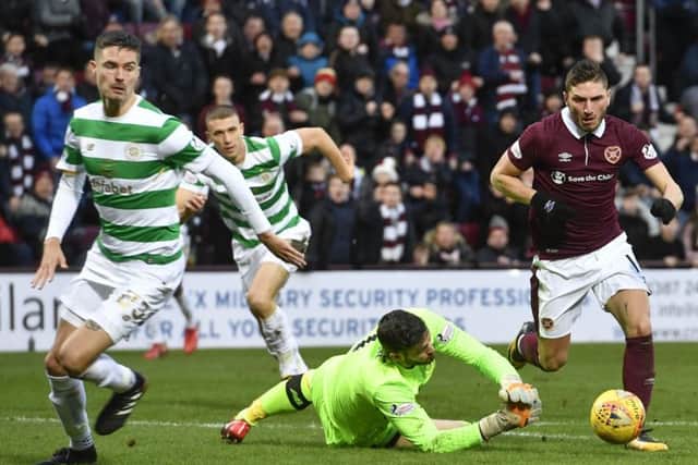 Hearts take on Celtic at Tynecastle on Saturday. Picture: SNS