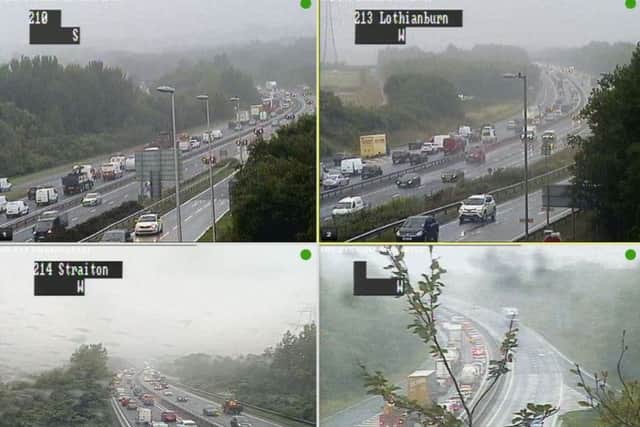 There are delays on the City Bypass. Picture; Traffic Scotland