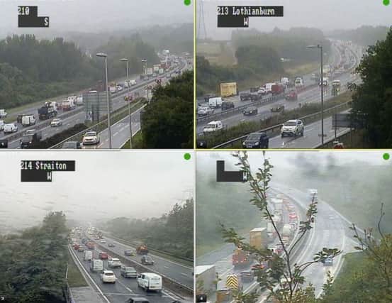 There are delays on the City Bypass. Picture; Traffic Scotland