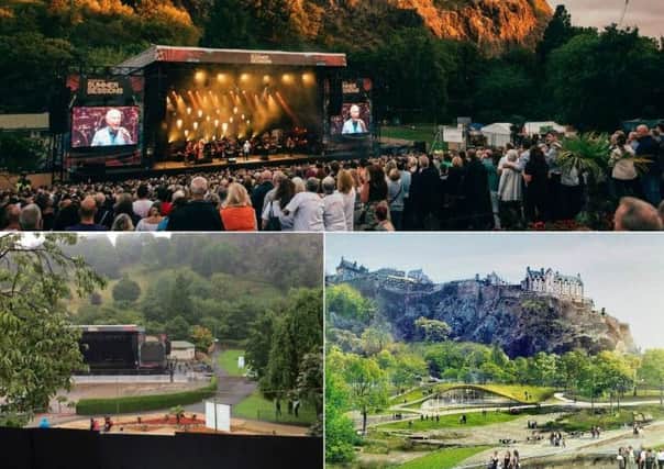 A trust created by a property developer to pursue plans to replace the existing Ross Bandstand insists there will be less disruption from pop and rock gigs despite the furore over the impact of a new season of shows.