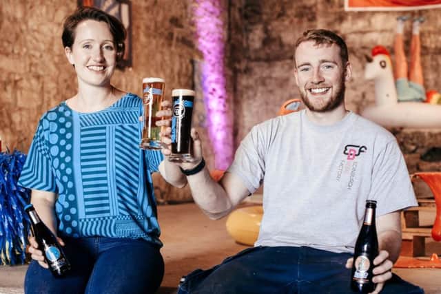 Edinburgh Beer Factory'sMartin Borland and Kirsty Dunsmore