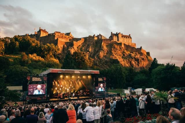 Tom Jones show for Summer sessions, Princes Street Gardens. Picture: Ryan Johnston for Edinburgh Summer Sessions