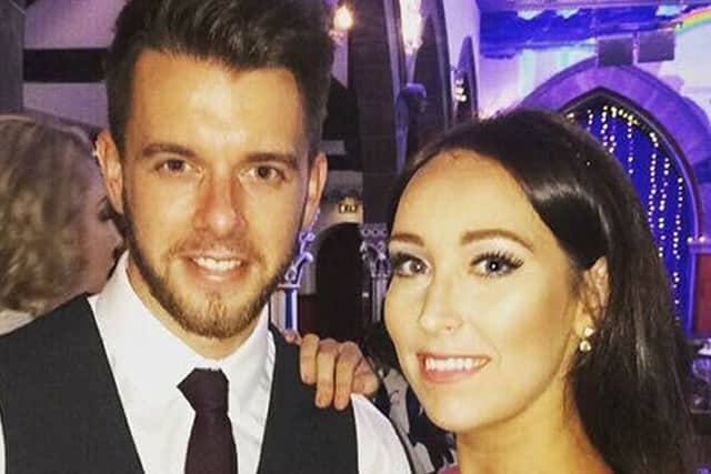 Kirsty Maxwell with her husband Adam Maxwell, as her family have said they are still trying to come to terms with the loss of their "beautiful girl". Picture; PA