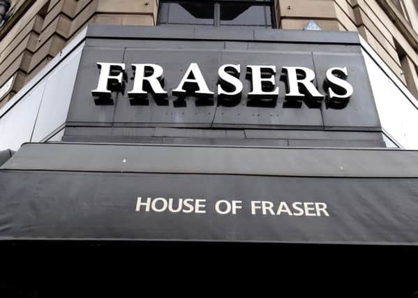 House of Fraser apologised to customers.