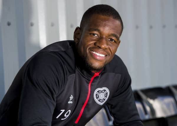 Uche Ikpeazu can't wait to play in front of almost 5000 Hearts fans at East End Park