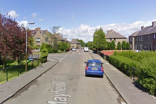 The incident took place on Mayfield Drive.