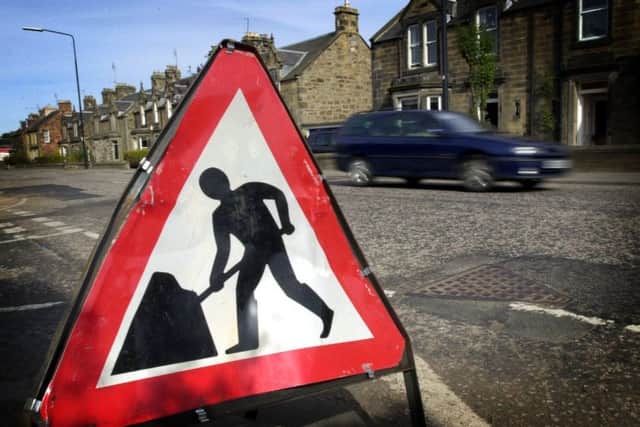 Generic picture of roadworks. A driver spent 12 hours looking for his car after it was moved.