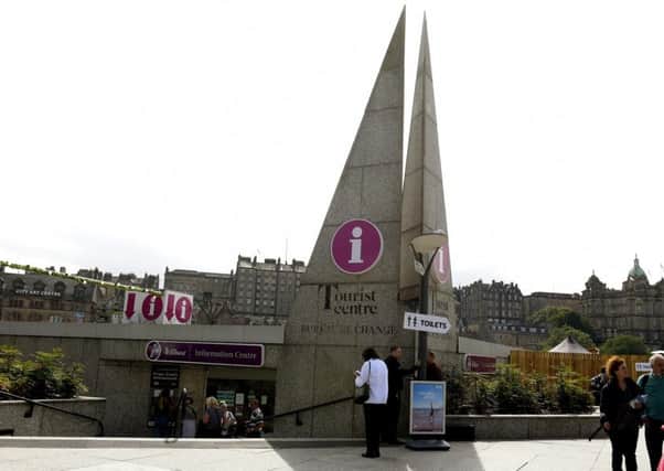 Visit Scotland tourist information offices on the top of Waverley Mall/Market are planned for a move 
heading to the city Chambers. Picture: Lisa Ferguson