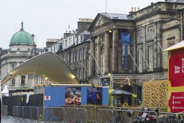 Edinburgh Festival Fringe could make an official expansion into George Street and St Andrew Square. 
Picture: Ian Rutherford