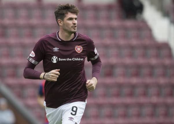Kyle Lafferty looks close to agreeing a return to Ibrox - but how do Hearts go about replacing him? Picture: SNS Group