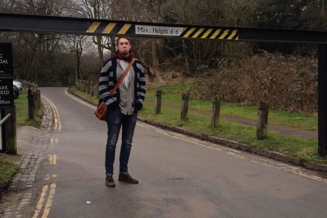 Nathan Cunningham - who was supposedly refused entry to a fringe show because he was too tall