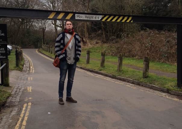 Nathan Cunningham - who was supposedly refused entry to a fringe show because he was too tall