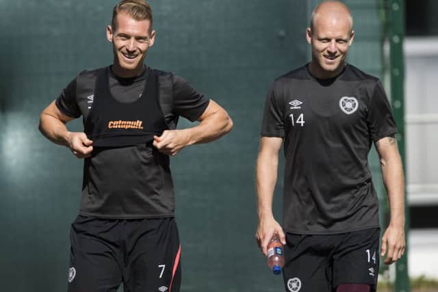 Steven Naismith has heaped praise on one new Hearts signing (it's not Oliver Bozanic). Picture: SNS/Paul Devlin