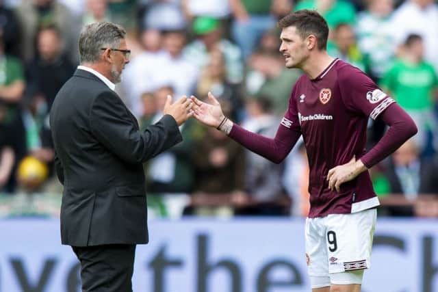 Kyle Lafferty's tattoo is on his left hand. Picture: SNS/Ross Parker