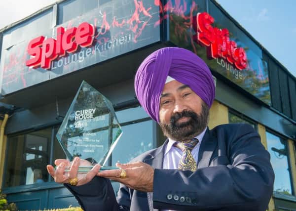 Jas Singh of winner The Spice Lounge in Corstorphine.