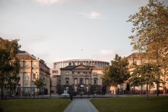 How the proposed concert hall will appear from St Andrew Square.