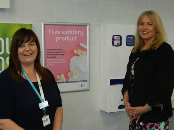 Fort Kinnaird is offering free sanitary products to help tackle period poverty