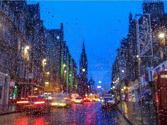 Dress for rain if you're out and about in Edinburgh this weekend (Photo: Shutterstock)