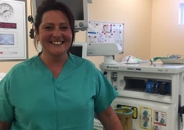 Sharon McGill works at NHS Lothian