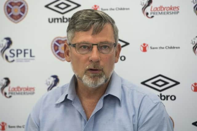 Hearts boss Craig Levein was rushed to hospital on Monday. Picture: TSPL