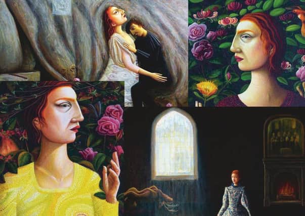 A selection of the oil paintings in the series.