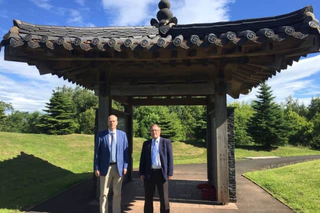 Gordon Lindhurst (Concervative MSP for Lothian) following full cross-party support in the Scottish Parliament for his Motion on the Korean War and the Memorial in West Lothian.