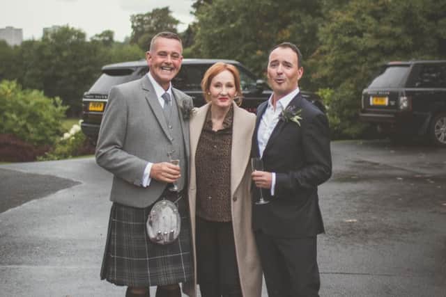 JK Rowling surprised guests at wedding at Prestonfield House Hotel. Picture credit: Matt E Photography Photography/www.mattephotography.co.uk