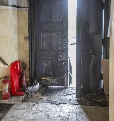 Sikh temple Guru Nanak Gurdwara, Leith, Edinburgh, which has sustained fire damage after an arson attack in the early hours of Tuesday morning. Aug 28 2018