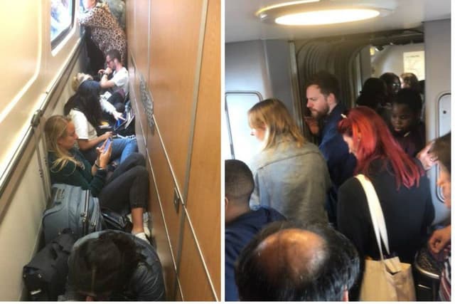 Edinburgh Train Inside Passenger shares pictures of Edinburgh Festival train chaos