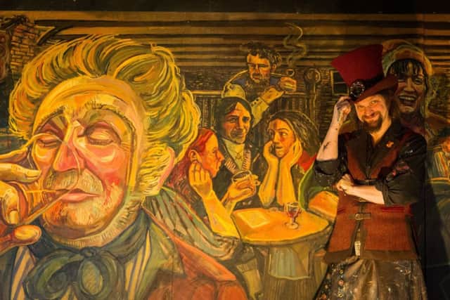Edinburgh's answer to Michelangelo shows off decade of work in Leith