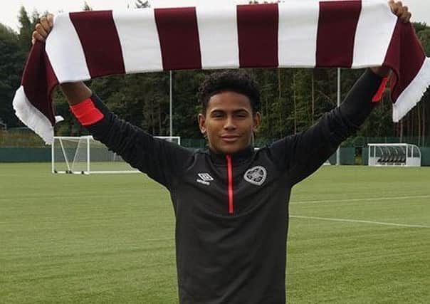 Demetri Mitchell will go straight into Hearts squad for this weekend's clash with St Mirren. Pic: Heart of Midlothian FC