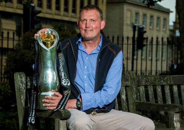 Doddie Weir is part of the Premier Sports team for their coverage of the Guinness Pro14. Picture: Ross Parker/SNS