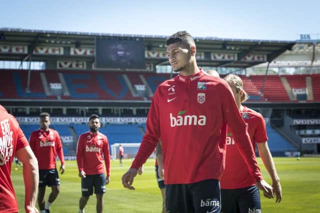 OSLO, NORWAY - JUNE 05: Bjorn  Johnsen train with the Norway squad  at Ullevaal Stadion in Oslo. Picture: Trond Tandberg/Getty Images