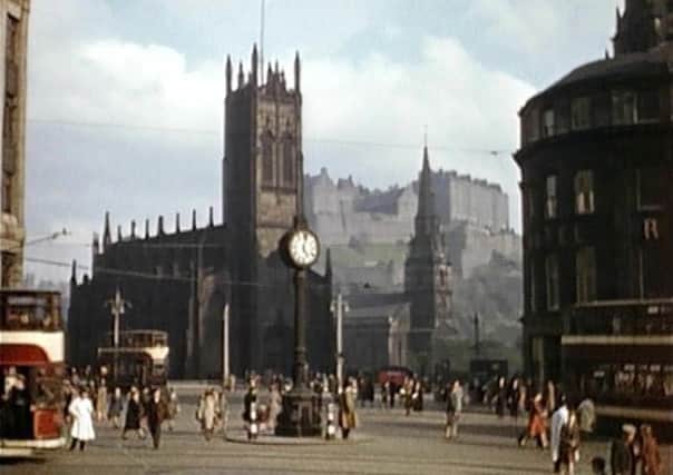 Rare colour archive of Edinburgh in 1930s has been remastered.