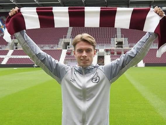 Hearts have signed forward Craig Wighton from Dundee. Pic: Heart of Midlothian FC