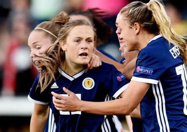 Erin Cuthbert gave Scotland the perfect start