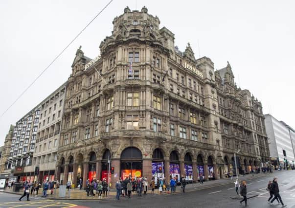 Jenner's store on Princes Street, which is owned by House of Fraser
