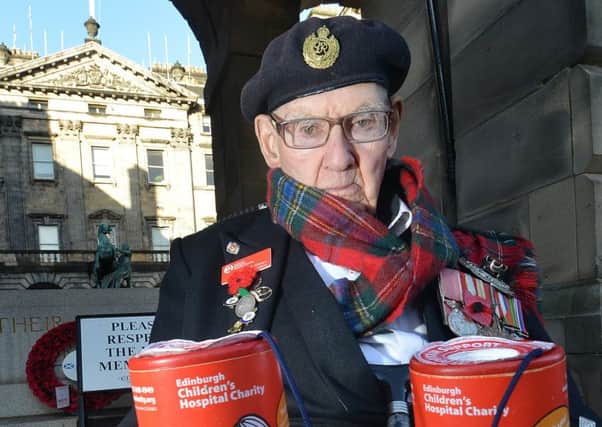 Charity fundraiser Tom Gilzean has been collecting money for 22 yeras. Picture: Jon Savage