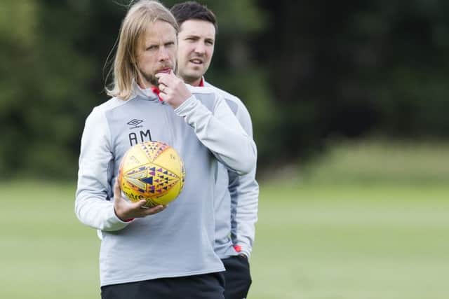 Austin MacPhee is hoping to keep Hearts' winning run going in Craig Levein's absence. Picture: SNS Group