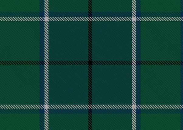 The new tartan for South Uist. PIC: National Records of Scotland.