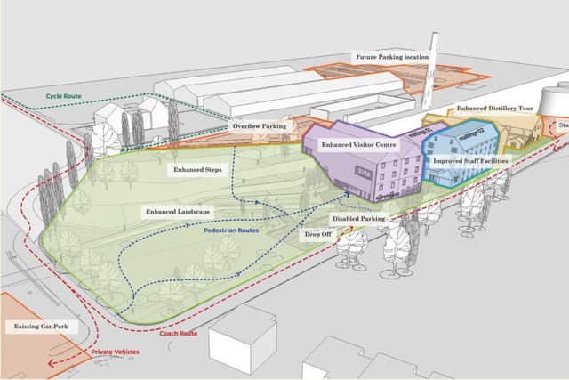 Plans have been tabled to expand the Glenkinchie Distillery near Pentcaitland