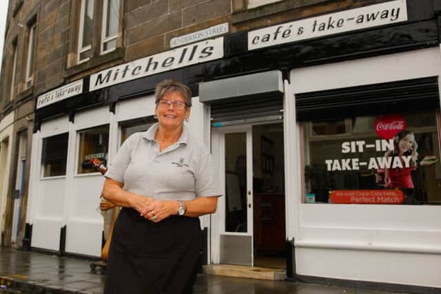 Owner Grace Mitchell of Mitchell's Cafe in Henderson Street. Picture: TSPL