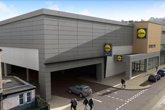 How the new Lidl store will look.