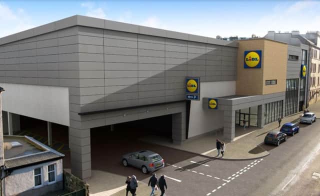 How the new Lidl store will look.